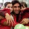 Im Dezember konnte der Sportlehrer aus Syrien seine Kinder Sima und Emad am Flughafen in München abholen. 