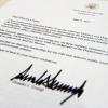 Das Entlassungsschreiben von US-Präsident Trump an FBI-Direktor James Comey.