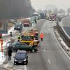 Neun Fahrzeuge waren bei dem Unfall auf der A96 auf Höhe der Anschlussstelle Schöffelding beteiligt. Es gab keine Verletzten.