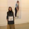 Den mit 300 Euro dotierten Publikumspreis erhielt Anais Cousin für ihre Arbeit „Mur“.