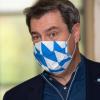 Bayerns Ministerpräsident Markus Söder machte sich für bundesweit schärfere Strafen bei Verstößen gegen die Masken-Pflicht stark.