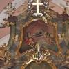 Das Auszugsbild am Hochaltar der Mündlinger Kirche erinnert an die Enthauptung Johannes des Täufers.