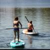 Stand-up-Paddling ist an vielen Seen im Wittelsbacher Land verboten, darunter am Weitmannsee und am Friedberger See.