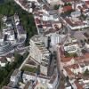 Ein Blick aus der Luft auf die Neu-Ulmer Innenstadt: Wie soll sich die Große Kreisstadt in den nächsten zehn Jahren entwickeln? Zum Integrierten Stadtentwicklungskonzept Neu-Ulm „Isek 2030“ sind nun die Bürger gefragt.  	