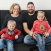 Eine glückliche Familie: Simone Rothdach mit ihren Kindern Paula (5) und Luis (3) und Ehemann Tobias. Im April kam noch Baby Nummer drei zur Welt.