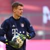 Der damalige Bayern-Torwart Alexander Nübel beim Aufwärmen vor dem Spiel.