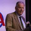 AfD-Chef Alexander Gauland spricht in Seebach.