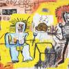 „Arroz con Pollo“, 1981 geschaffen von Jean-Michel Basquiat. 	