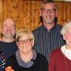 Ehrung beim Obst- und Gartenbauverein Erlingen: (von links) Vorsitzender Josef Foag, Elfriede Wiedenmann, Thomas Immler, Ulla Jäckel (für ihren Mann Karl-Heinz), Roland Haupt, Maria Deller, Zweiter Bürgermeister Werner Grimm und Ignaz Bissinger. 	