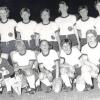 Erfolg im Nationaltrikot: Margaretha Holl (vorn, Zweite von rechts) bei der Frauen-Fußballweltmeisterschaft 1970 in Italien.  