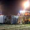 Ein Lastwagen ist in der Nacht zum Donnerstag auf der A7 von der Fahrbahn abgekommen und hat einen Wildschutzzaun durchbrochen.