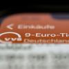 Ein mobiles Neun-Euro-Ticket ist auf einem Handy geöffnet.