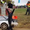 Der strahlende deutsche Meister: Andreas Fürst vom MC Kesseltal sicherte sich beim Heimrennen den Titel. 	 	