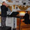 Der Trompeter Hans Jürgen Huber und der Organist Franz Günthner ergänzten sich beim Silvesterkonzert im Marienmünster perfekt. 