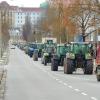 Vor Kurzem fuhren die Landwirte durch Neuburg.