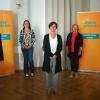 Susan Enders (FW MdL, Generalsekretärin), Angelika Lippert (FW Augsburg), Kerstin Haimerl-Kunze (1. Vorsitzende der FW Frauen Bayern) und Pauline Miller (FW Hohenbrunn) (von links) führen die FW-Frauen an. 	