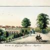 Wer sich vor rund 200 Jahren der Stadt ungefähr am heutigen Königsplatz näherte, stand vor einer massiven Befestigung: das Gögginger Tor.