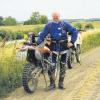 Andreas Winter, Vorsitzender der Motorradfreunde Baar, hat nach dem Ölanschlag in Affaltern Angst, wenn er mit seinem Fahrzeug auf der Straße unterwegs ist. 