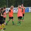 Die Baiershofer Spielerinnen bejubelten einen 2.0-Sieg gegen den TSV Binswangen. 
