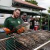 Radelspaß 2022 Forellen frisch gegrillt, diese Spezialität gab es bei den Vereinen Zusamzell, auf dem Gelände des TSV Hegnenbach/Zusamzell zu verspeisen. 