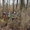 Am Ausee in Senden kam es zu einem Rettungseinsatz, nachdem eine Frau abgerutscht war und sich dabei das Bein brach.