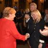 Angela Merkel im Gespräch mit Alexandra Holland und Andreas Scherer.