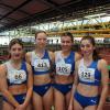 Das erfolgreiche Quartett der TSV-Athletinnen (von links): Laura Diethei, Teresa Siebachmeyer, Floriane Freihart und Anna Grasse.