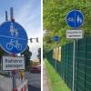 Nicht jedes Verkehrsschild in Augsburg trägt zur Übersichtlichkeit im Straßenverkehr bei.