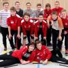 Die erfolgreiche U15-Mannschaft der Red Hocks Kaufering. Sie wurde bayerischer Meister. 
