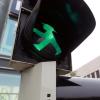 Vorerst darf das Ost-Ampelmännchen in Neu-Ulm bleiben.  	