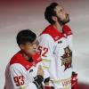 Die Spieler von Kunlun Red Star mit Zach Yuen (links) und Mikael Tam stehen allesamt in der chinesischen Nationalmannschaft. Am 12. Februar trifft der Olympia-Gastgeber auf das deutsche Team.