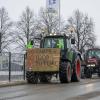 Eine Protestfahrt durch Bad Wörishofen gehörte zu den Aktionen des zweiten Tags der Protestwoche der Bauern.