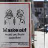 In Teilen der Augsburger Innenstadt gilt jetzt auch im Freien eine Maskenpflicht.