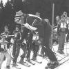 Eine der ersten Gögginger Skimeisterschaften ( 1. Gögginger Skimeisterschaft 1962).
