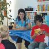 Autorin Monika Dockter eröffnete die Wettenhauser Schülerbibliothek mit einer Lesung.  