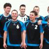 Die Inchenhofener Volleyball-Talente, hinten von links Schaffer, Böck, Ott, Brunner, Sieber, vorne von links M. Thurnhofer, A. Thurnhofer und Schoder.