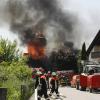 In einem landwirtschaftlichen Gebäude in Christertshofen bei Illertissen ist ein Feuer ausgebrochen. 