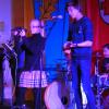 Mit jugendlichem Schwung umrahmte die junge Aystetter Band „Kids Club Seven“ den Neujahrsempfang 	