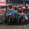 Ein schwerer Verkehrsunfall hat sich auf der Ostumgehung Nördlingen ereignet.