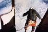 "Joe" Kittinger springt aus seinem Ballon. 30 Kilometer sind es bis zur Erde.