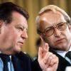Franz Josef Strauß (links) und Edmund Stoiber traten 1980 und 2002 erfolglos für die Union bei der Bundestagswahl an. 	 	