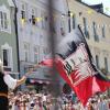 Perfektes Sommerwetter beim großen Frundsberg-Festumzug.