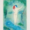 "Der Kuss" ist das Herzstück in der Geschichte "Daphnis und Chloe", so wie sie Marc Chagall mit Bildern erzählt. Der Künstler ist in der Kunsthalle Weishaupt zu sehen.