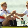 Kerstin Hartmann (Ulm/links) und Kathrin Marchand (Leverkusen) wollen in Luzern an ihr tolles Rennen bei der Europameisterschaft anknüpfen. 	