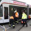 In der Augsburger Remboldstraße ist eine Straßenbahn der Linie 64 entgleist. Es gab zahlreiche Ausfälle und Verspätungen: Es wurde niemand verletzt.