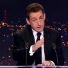 Frankreichs Präsident Nicolas Sarkozy hat seine Kandidatur für die Präsidentschaftswahlen im Frühjahr jetzt offiziell angekündigt. Foto: TF1 dpa