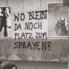 Fünf Beispiele für originelle Sprüche aus dem Stadtraum von Zürich der 1970er- und 1980er-Jahre. 