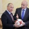 Russlands Präsident Wladimir Putin und Fifa-Präsident Gianni Infantino.