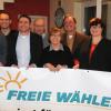 Auf in den Wahlkampf: die Freien Wähler Neu-Ulm haben sich für die Kommunalwahl im März aufgestellt. 