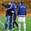 Im Hinspiel durfte sich SVDE-Trainer Ewald Gebauer (links) nach dem 1:0-Sieg gegen Höchstädt freuen. Das soll nun erneut gelingen. 	